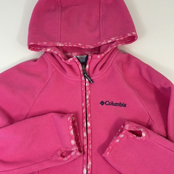 COLUMBIA fleece jacket, girls, Size M, pink - Picture 2 of 10